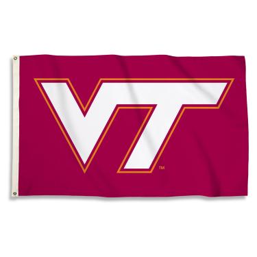 Imagem de BSI PRODUCTS, INC. - Bandeira Virginia Tech Hokies de 9,5 x 1,5 m com ilhós de latão resistente - orgulho de futebol, basquete e beisebol VT - durável para uso interno e externo - ótima ideia de presente - Virginia Tech