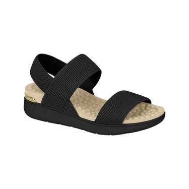Imagem de Sandália Feminina Papete Elástico Modare Leve Ultra Conforto Preto, Pr