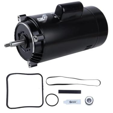Imagem de ZYFZZDS Motor De Substituição De Bomba De Reforço Acima Do Solo Ust1202 Compatível Com Hayward Super Pump Ao Smith Pool Motor Kit Bomba De Piscina De Flange Quadrada Motor De Substituição Sp2615X20