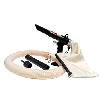 Imagem de Esquirla Kit de sucção a vácuo e soprador de ar 2 em 1, tubo coletor de pó portátil, aspirador de pó pneumático portátil multiuso