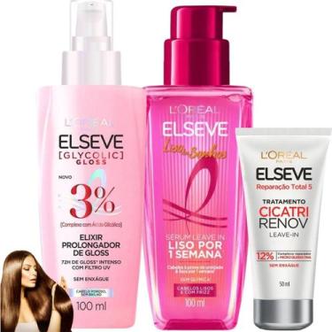 Imagem de Kit Elseve Sérum Leave In Cicatri Renov Elixir Glycolic - L'oreal Pari