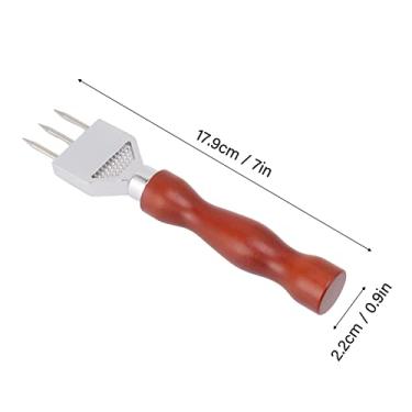 Imagem de Ferramenta de gelo de picador de gelo em aço inoxidável para barras e cozinhas domésticas, alça de madeira durável, construção de aço inoxidável (Tipo A.)