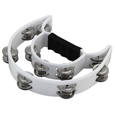 Imagem de YMC Tam20-WT Meia Lua EZ Grip Pandeiro 20 Jingles - Branco