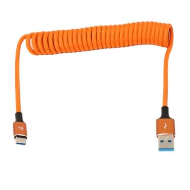 Imagem de HangTon Cabo de alimentação de carregamento de alta velocidade USB C PD 45W, CarPlay, USB-A para Tipo-C para câmera R5 A7C FX3 S5II, iPhone 15/16 Pro Max, Galaxy S24/S23, LG V30, iPad, MacBook Pro