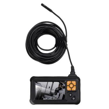 Imagem de Eujgoov Endoscópio Industrial, Lente Dupla de 8 Mm 1080p HD Câmera de Borrescope IP67 Espaço de Inspeção Com Tela LCD de 4.3 Polegadas para Carro de Drenagem de Esgoto Carro (10m / 32,8 pés)