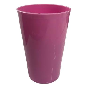 Imagem de Kit 50 Copos Ecológicos 200ml – Reutilizáveis Resistentes para Festas e Eventos (Rosa)