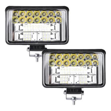 Imagem de Par Farol De Milha Led 144w Retangular Bivolt Truck Potente