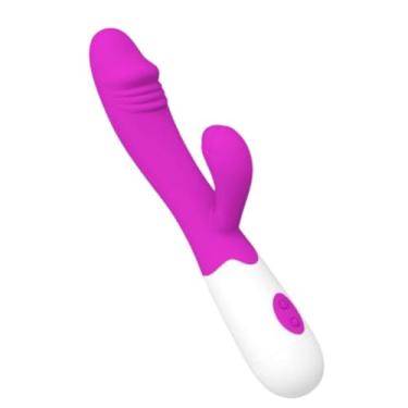Imagem de Sugador de Clitóris e Vibrador Feminino 2 em 1-7 Níveis de Vibrações e 5 de Sucções cápsula vibratória DJ6