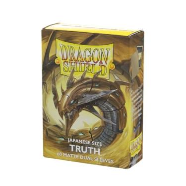 Imagem de Truth - Matte Dual Sleeves - Japanese Size | 60 CT - Smooth & Tough Premium TCG Sleeves - Compatible with Yu-Gi-Oh, Naruto, Cardfight & Vanguard |
