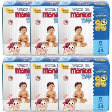 Imagem de Fralda Turma da Mônica Baby - Tam G - ATACADO BARATO - 144 Unidades/Ti