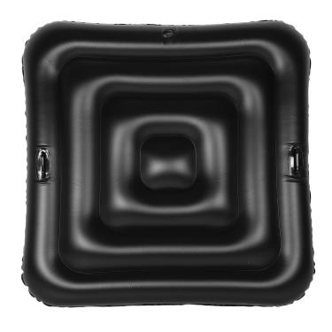 Imagem de Jiawu Tampa Inflável da Banheira de Hidromassagem, Tampa de Spa Quadrada de 4,3 Pés, Toda a Tampas de Hidromassagem de Energia Térmica, Tampas Dobráveis ​​de Chuva Protetora (Com alça)