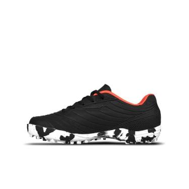 Imagem de Chuteira Society Penalty Matis Kids Xxi Preto/branco/coral 246241-9771-32