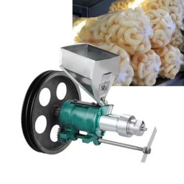 Imagem de HYZHANHONG Máquina de lanche de milho folhado para prateleira de ruamulti função milho e arroz Puffer Machine extrusora de alimentos folhados com 7 moldes