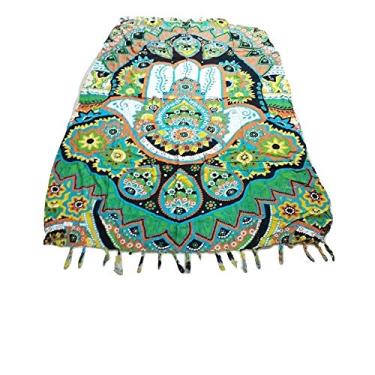 Imagem de Canga Mão de Fátima Tecido Pano 1 M x 1,70 M