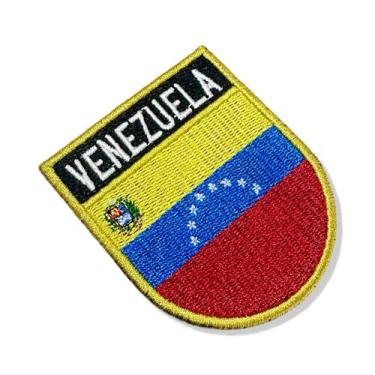 Imagem de BP0046E-001 Bandeira Venezuela Patch Bordado 6,8x8,0cm - BR44