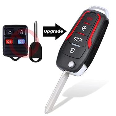 Imagem de Transmissor remoto para chave de carro Keymall sem chave para Ford, Lincoln, Mercury CWTWB1U345