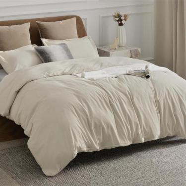 Imagem de Capa de edredom Bedsure Oversize Queen Size com 2 fronhas