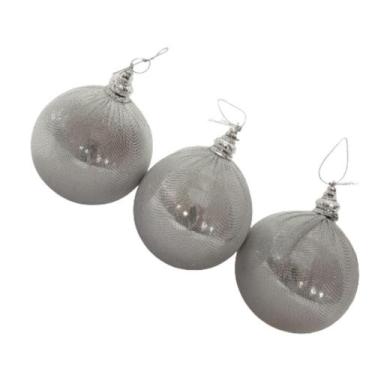 Imagem de Bolas De Natal Kit Com 3 Unid. Kit 3 Pçs. - Carmella Presentes