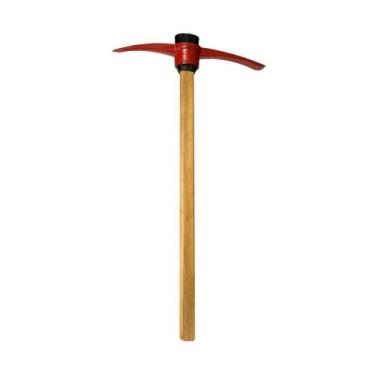 Imagem de Picareta Pá E Ponta Cabo Madeira Encerado Cunha Polietileno - MINASUL