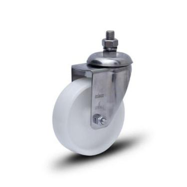Imagem de Rodízio Inox 5 Polegadas 170kg Sem Freio Furo Passante - COLSON