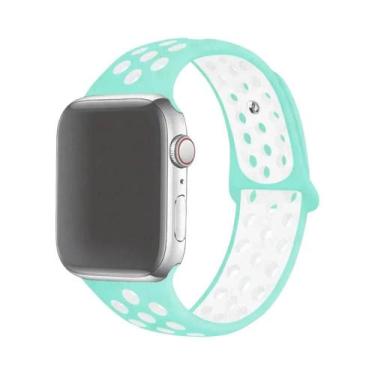 Imagem de Pulseiras De Silicone Para Apple Watch De 45mm, 44mm, 49mm, Ultra2, 40