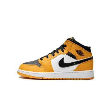 Imagem de (GS) Air Jordan 1 Mid 'Yellow Toe' (2022) 554725-701
