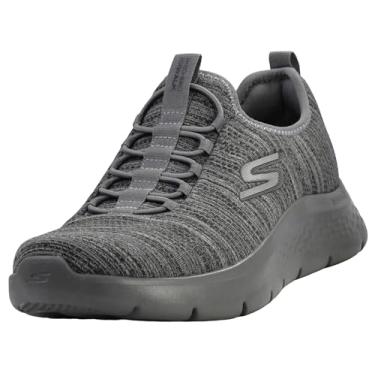 Imagem de Skechers Tênis masculino Gowalk Flex-Athletic sem cadarço casual com espuma resfriada a ar, Pomba cinza, 40