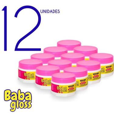 Imagem de KIT Máscara Baba Gloss 300g 12 Unds - Begônia Gold