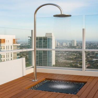 Imagem de Ducha de Piso para Área Externa em Aço Inox 304 - Libra Inox