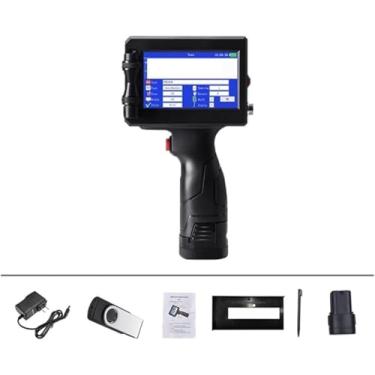 Imagem de Impressora De Secagem Rápida, Impressora De Etiquetas De 12,7 Mm Qr Bar Código De Lote Data Número Logotipo Data De Validade Impressora Jato De Tinta Portátil 24 Idiomas Com Suporte Para Co
