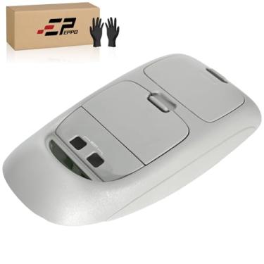 Imagem de EPPO Conjunto de console suspenso 2C3Z-25519A70-AAC, 2C3Z25519A70AAC compatível com Ford F250 F350 F450 F550 2002-2004 Painel de console de teto interior de caminhão sem teto solar (cinza)