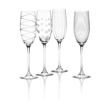 Imagem de Mikasa Crystal Cheers Taças de champanhe, conjunto de 4, 236 ml