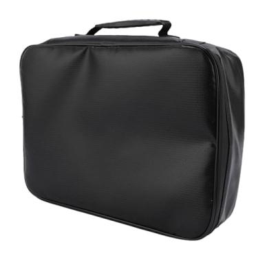 Imagem de Cryfokt Documento de Documento Saco de Arquivo, Shell Hard da Caixa de à Prova de Fogo Com Travamento Combinado para Certificados