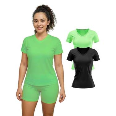 Imagem de Kit 2 Camiseta Manga Curta Dryfit Fitness Academia - Ast Store, M, Ver