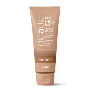 Imagem de Base Matte Líquida Dia A Dia Matte Cor 08 Mahav 30G