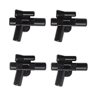Imagem de LEGO Star Wars: 4 pistolas pequenas - pretas - para minifigs