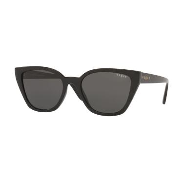 Imagem de Óculos de Sol Vogue Eyewear 0VO5417SL W44/87 Tam 56 / Preto - Lentes Cinza