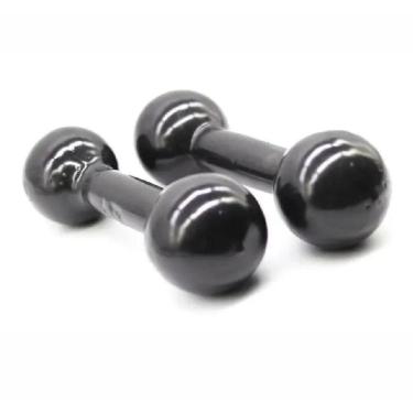 Imagem de Par De Caneleira De Peso Profissional De 3 Kg + Halter 3 Kg