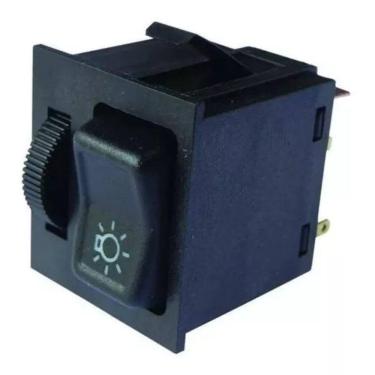 Imagem de Botão Chave De Luz Com Reostato Volkswagen Variant 5 Terminais 1974 À 1981 IM11165