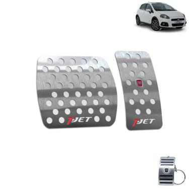 Imagem de Pedaleira Automático Aço Inox Fiat Punto T-Jet 2007 A 2012