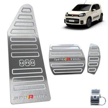 Imagem de Pedaleira Automático + Descanso Uno Sporting 2011 2018 Prata