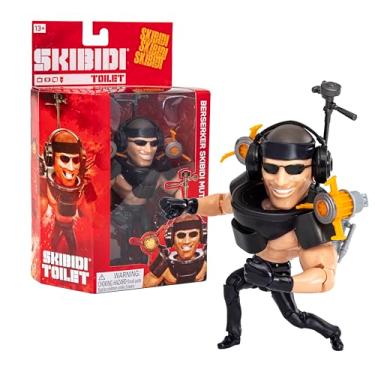 Imagem de Skibidi Toilet Bonecos colecionáveis Deluxe Berserker Mutant Figure Series 2, sensação de animação do YouTube, produto de banheiro Skibidi oficialmente licenciado