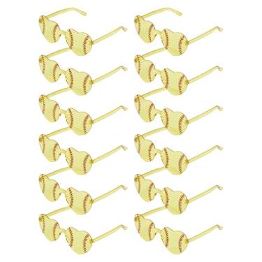 Imagem de 12 Peças Óculos de Softball, Futebol Vôlei Futebol Óculos Festa de Softball Lembrancinhas Esportivas para Times Adolescentes Jogadores Treinadores