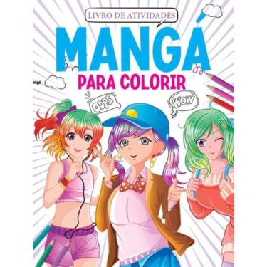 Imagem de Mangá De Colorir - Livro De Atividades - Pe Da Letra