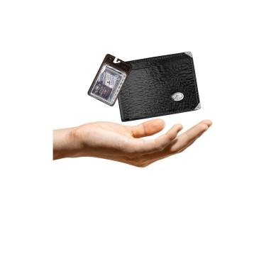 Imagem de Kit Carteira Grande Mitty Couro + Refil Mitty M2 Plm0 Preto