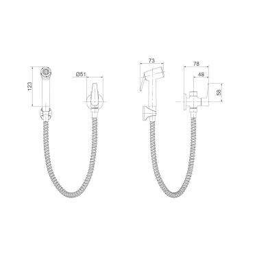 Imagem de Ducha Higiênica Lorenzetti - Ref. 1985 C29 7040135