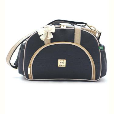Imagem de Bolsa maternidade pequena bebe menina menino miellu preta