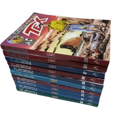 Imagem de Combo 10 hqs faroeste - tex platinum - histórias completas