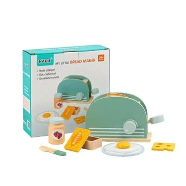 Imagem de Brinquedo de Máquina de Pão Infantil, Conjunto de Cozinha de Brinquedo, 21 x 11 cm, 3+ Anos