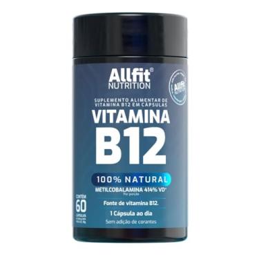 Imagem de Vitamina B12 Metilcobalamina 414% VD 60 caps Allfit Nutrition